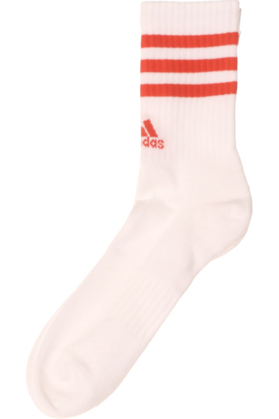 Pánské Stylizované Bílé Sportovní Kotníkové Ponožky Adidas S Pruhy