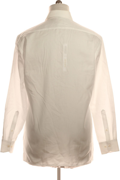 Pánská Košile Jednobarevná Bílá OLYMP Vel. 41