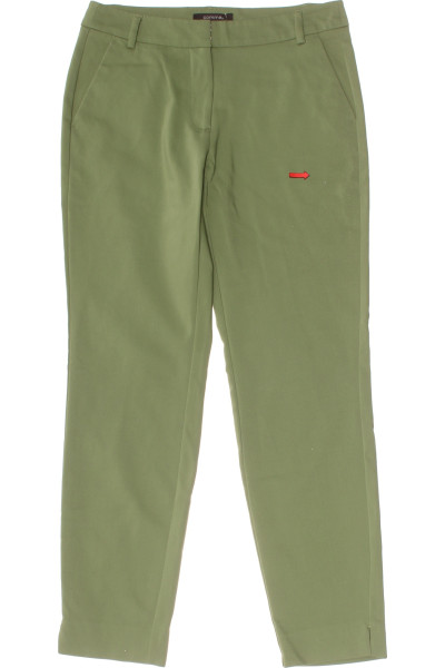 Dámské Chino Kalhoty Zelené Second Hand Vel. 34