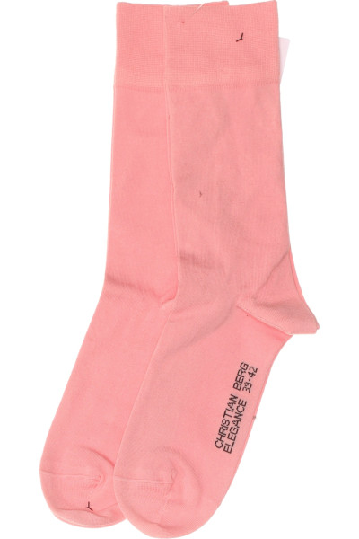 Christian Berg Dámské Elegantní Ponožky V Pastelově Růžové Pro Volný Čas