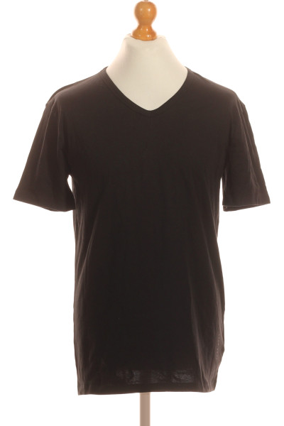 Jednoduché Pánské Tričko Černé Vel. XL