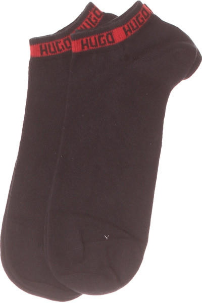 Hugo Boss Sportovní Nízké Ponožky Černé S Logem Pánské