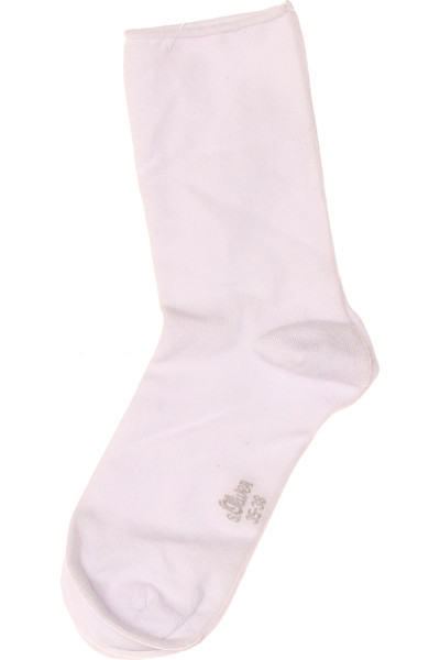 Unisex Kotníkové Ponožky S.Oliver Bílé Pohodlné Pro Volný Čas