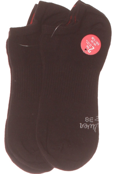 S.OLIVER Černé Kotníkové Ponožky Unisex Prodyšné Vhodné Pro Sport A Volný Čas