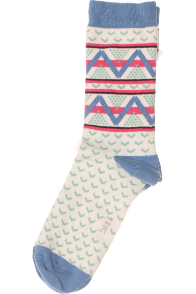 Jake*s Vzorované Kotníkové Ponožky S Etnickým Designem, Vícebarevné