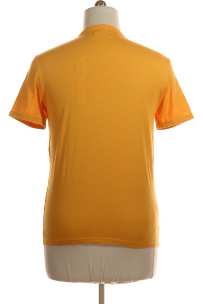 Jednoduché Pánské Tričko Oranžové FRED PERRY Vel. M