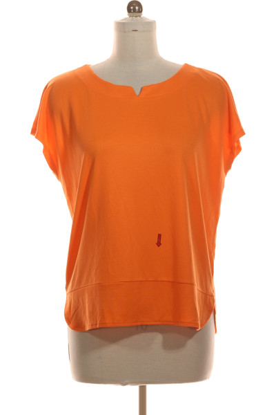 Jednoduché Dámské Tričko Oranžové