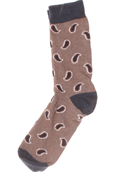 Pánské Stylové Kotníkové Ponožky S Paisley Vzorem Pro Každodenní Nošení