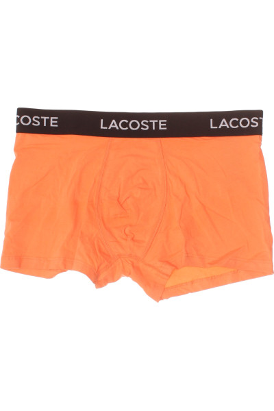 Pánské Spodní Prádlo Oranžové LACOSTE Vel. L