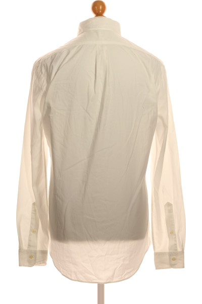 Pánská Košile Jednobarevná Bílá POLO CLUB Royal Berkshire Vel. M