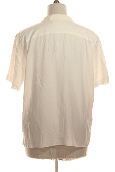 Vzorovaná Pánská Košile Bílá Second hand Vel. XXL