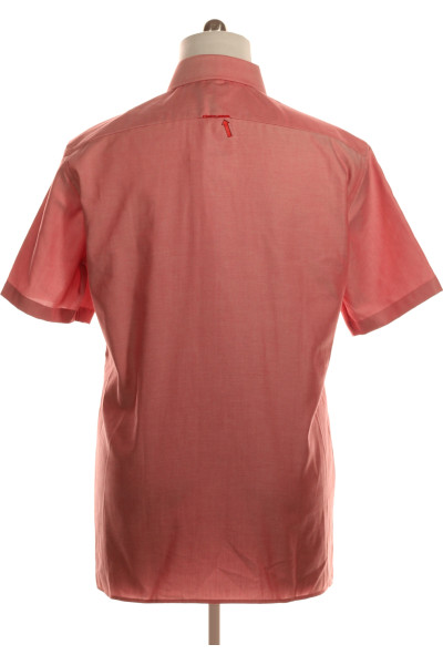 Pánská Košile Jednobarevná Růžová OLYMP Vel. 42