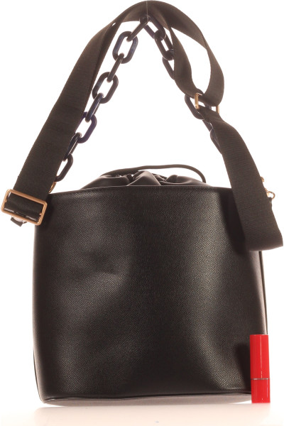 Elegantní kabelka JOOP! černá s ozdobným řetězem, univerzální