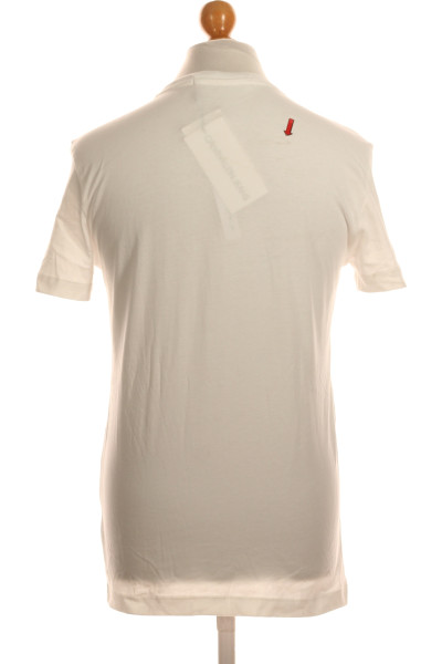 Jednoduché Pánské Tričko Bílé Calvin Klein Vel. M