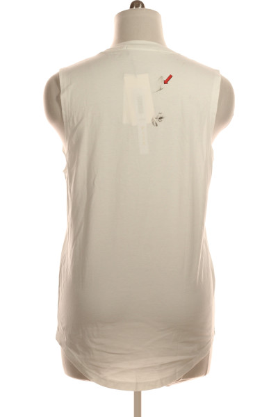 Jednoduché Pánské Tričko Bílé Calvin Klein Second hand Vel.  L