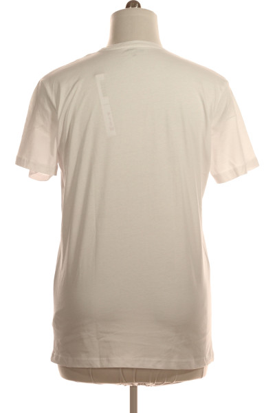 Jednoduché Pánské Tričko Bílé MC NEAL Vel.  XL