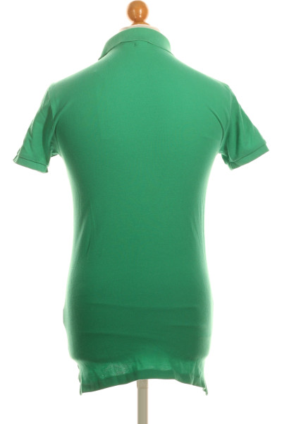 Pánské Tričko s Límečkem Zelené Ralph Lauren Vel. S
