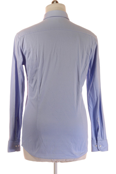 Vzorovaná Pánská Košile Modrá Hugo Boss Vel. L