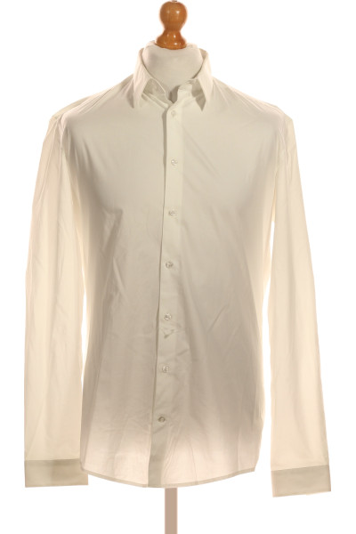 Pánská Košile Jednobarevná Bílá DRYKORN Vel. 41