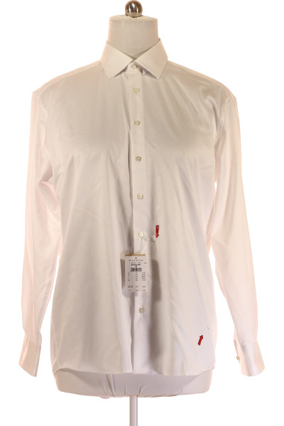 Pánská Košile Jednobarevná Bílá ETERNA Vel. 44