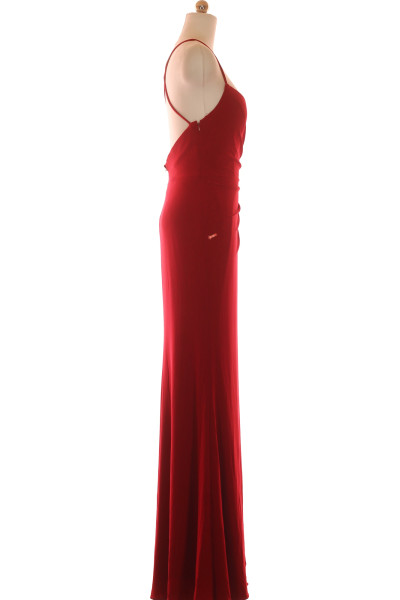  Šaty s Ramínky Červené Luxuar Limited