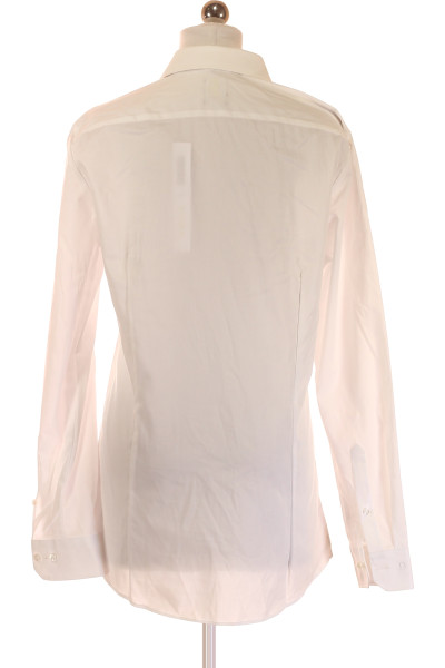 Pánská Košile Jednobarevná Bílá OLYMP Vel. 39