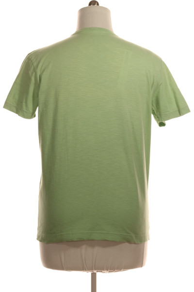 Jednoduché Pánské Tričko Zelené TOM TAILOR Vel. L