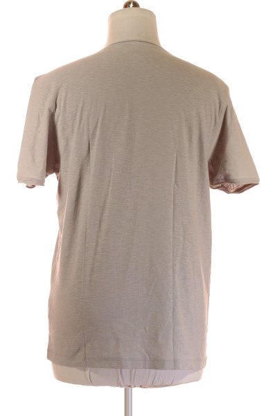 Jednoduché Pánské Tričko Šedé Vel.  XL