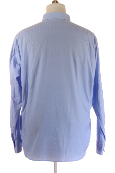 Pánská Košile Jednobarevná Modrá Hugo Boss Vel.  45