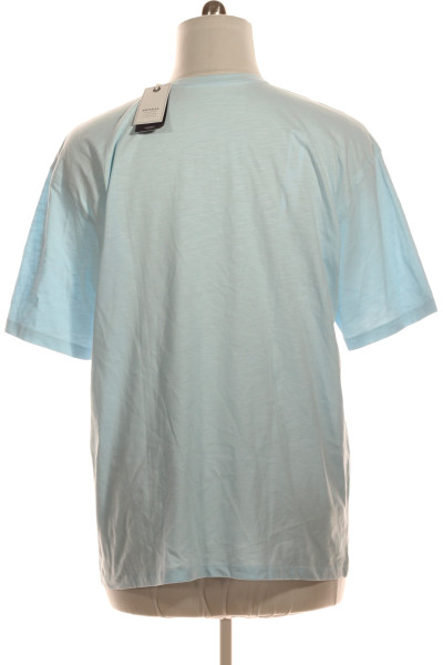 Jednoduché Pánské Tričko Modré Vel.  XL