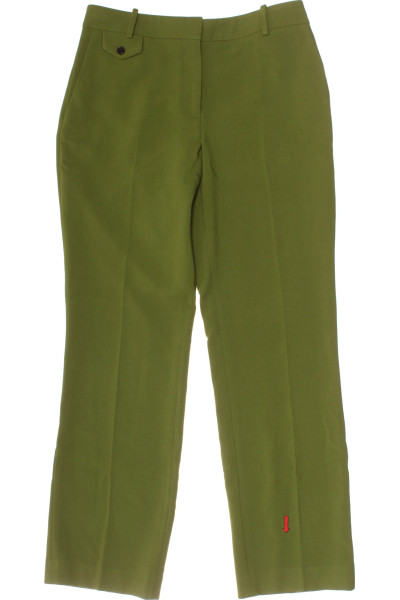 Společenské Dámské Kalhoty Zelené Vel. 38