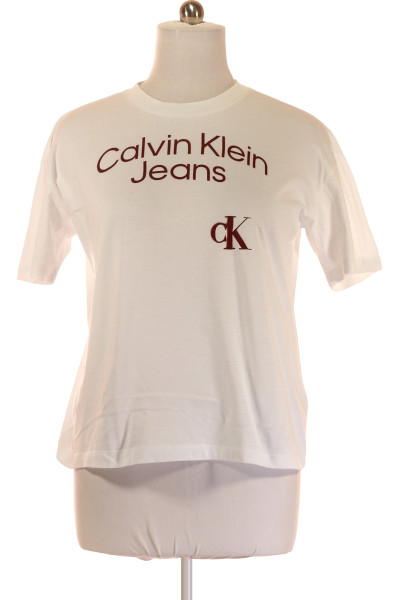 Pánské Tričko Bílé Calvin Klein Vel. M