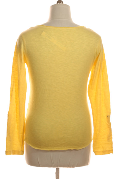Jednoduché Dámské Tričko Žluté