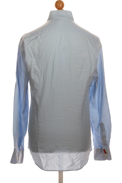 Pánská Košile Jednobarevná Modrá TOMMY HILFIGER Vel. 39