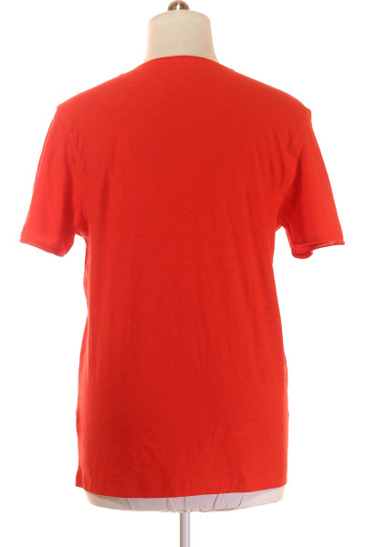 Jednoduché Pánské Tričko Červené MC NEAL Vel. XL