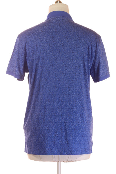Pánské Tričko s Límečkem Modré Ralph Lauren Vel. XL