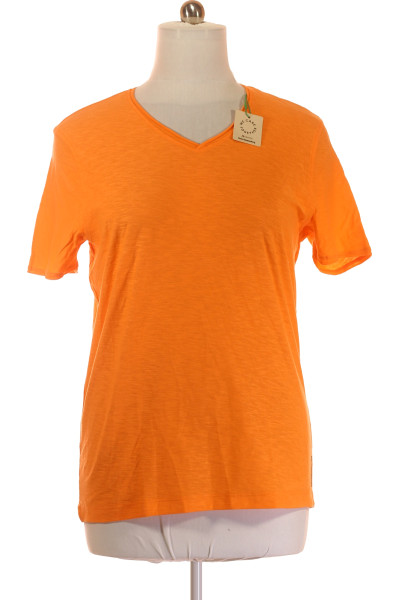 Jednoduché Pánské Tričko Oranžové MC NEAL Vel. XL