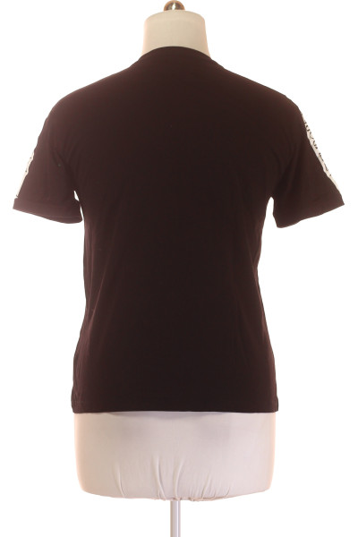 Jednoduché Pánské Tričko Černé ARMANI Vel.  XL