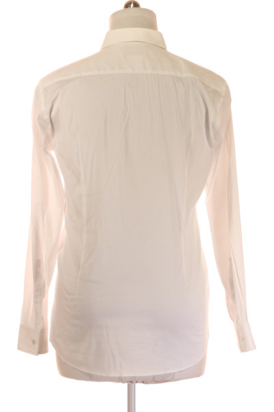 Pánská Košile Jednobarevná Bílá Hugo Boss Vel. 41