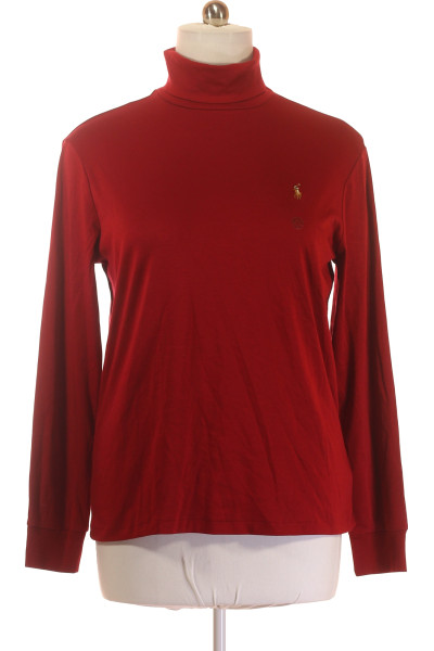 Jednoduché Pánské Tričko Červené Ralph Lauren Vel. L