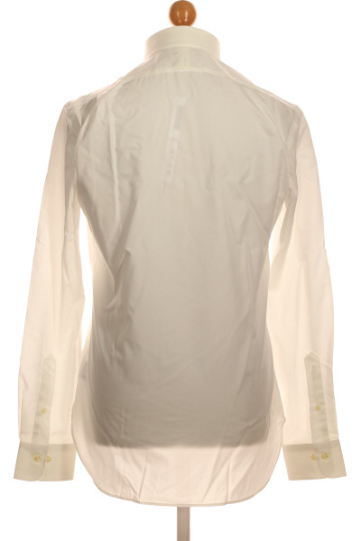 Pánská Košile Jednobarevná Bílá Ralph Lauren Vel. 38