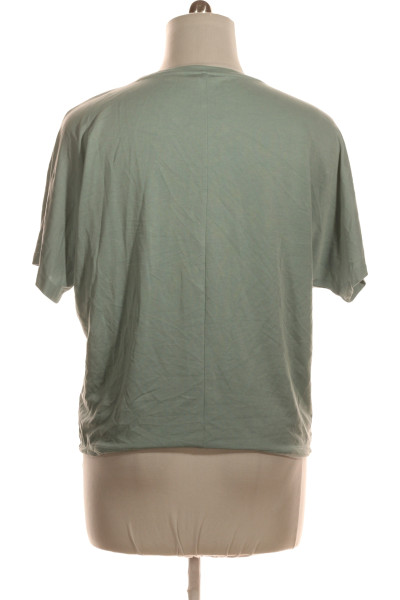 Jednoduché Dámské Tričko Zelené Vel. XL