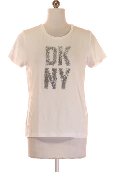 Dámské Tričko S Potiskem Bílé Donna Karan