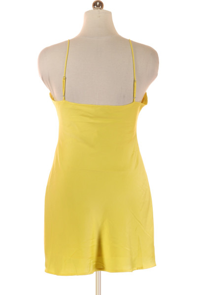  Šaty s Ramínky Žluté REVIEW Vel. M