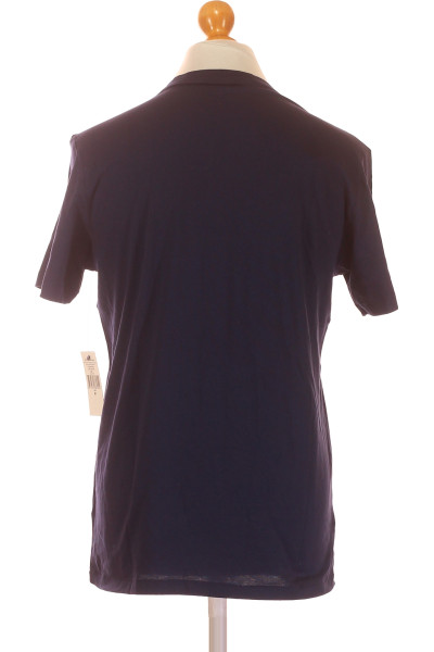 Jednoduché Pánské Tričko Modré Ralph Lauren Vel.  M
