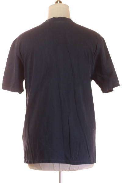 Jednoduché Pánské Tričko Modré Hugo Boss Vel. XL