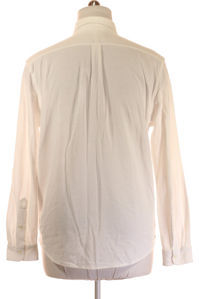 Pánská Košile Jednobarevná Bílá Ralph Lauren Vel. L