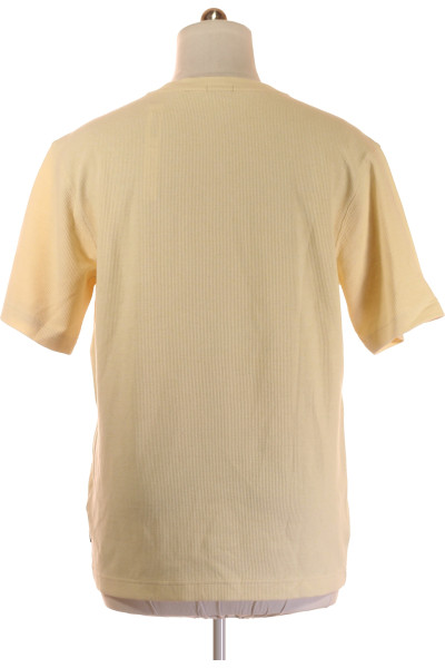 Jednoduché Pánské Tričko Žluté Hugo Boss Vel. XL