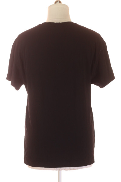 Jednoduché Pánské Tričko Černé Hugo Boss Vel.  XL