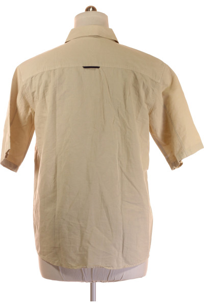 Pánská Košile Jednobarevná Béžová Marc O´Polo Vel. L
